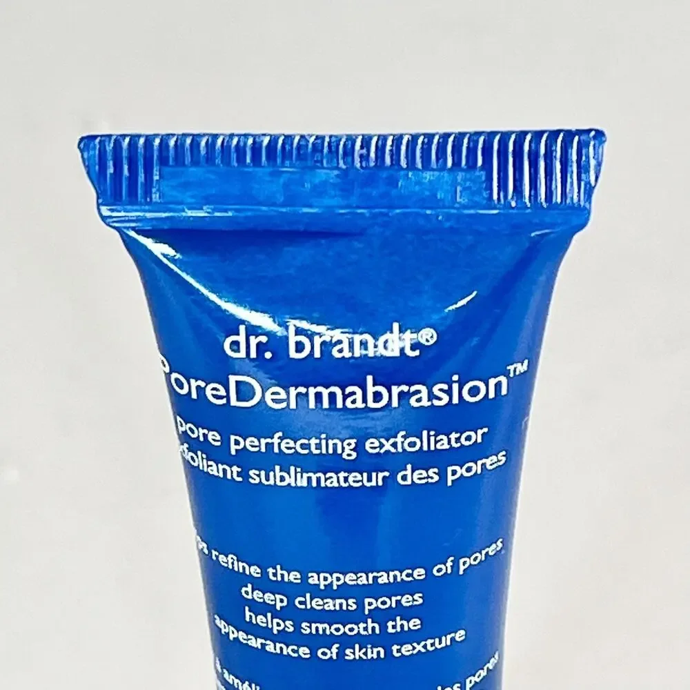 Dr. Brandt PoreDermabrasion Age-defying Exfoliator Scrub Travel .25 oz 7.5g New